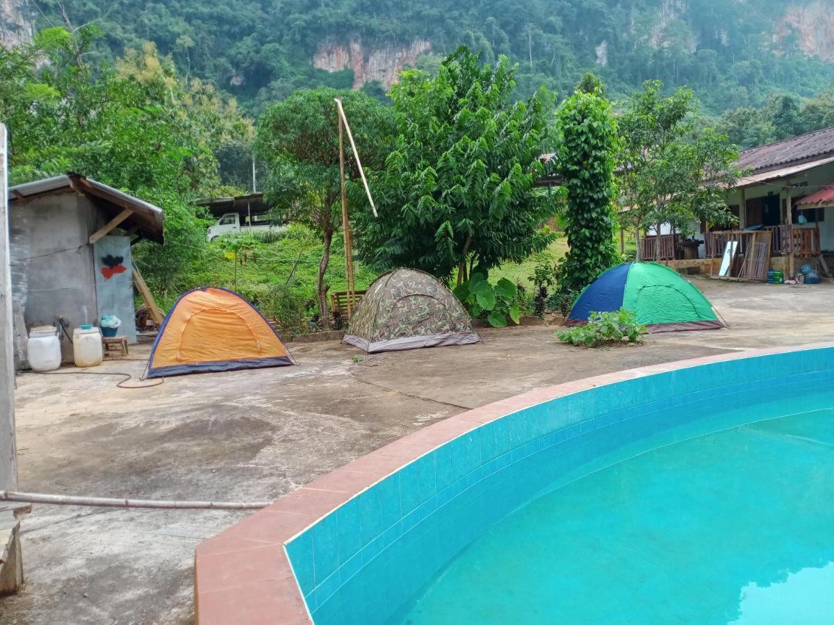 Nongkhiaw Campingsite Swimming Pool Hotel Ban Phathok Exterior foto